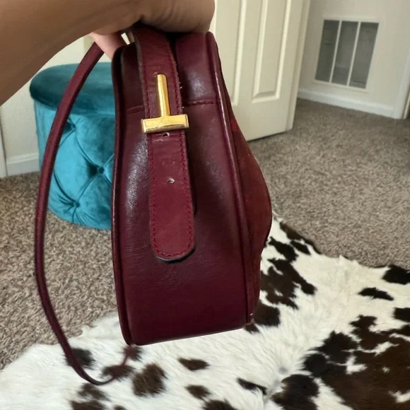 Vintage Gucci burgundy red crossbody bag - Picture 6 of 9